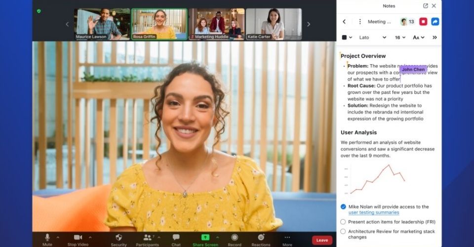 Zoom Notes Helps Enhance the Video Call Experience