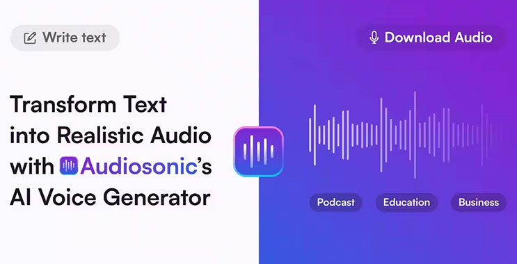 Writesonic introduces text to text-to-speech platform Audiosonic