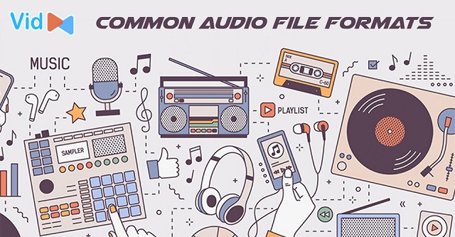 What is the most common audio file format?
