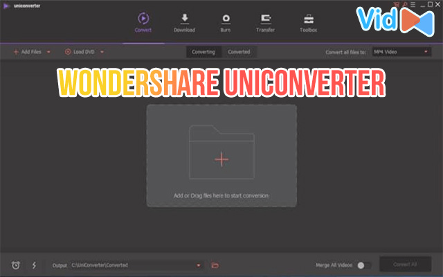 Wondershare UniConverter is a 4K video converter online