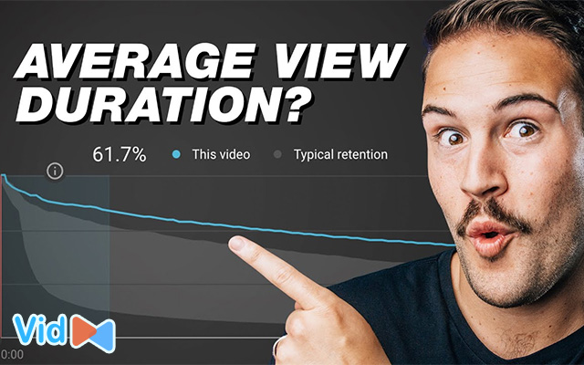 Analyze the average view duration on your channel