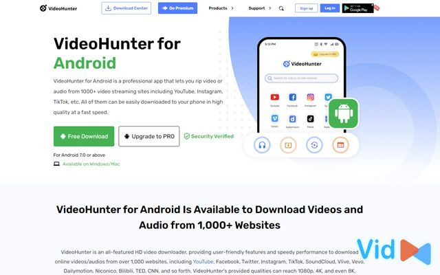  VideoHunter for Android