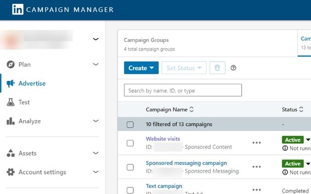  LinkedIn Campaign Manager Tool