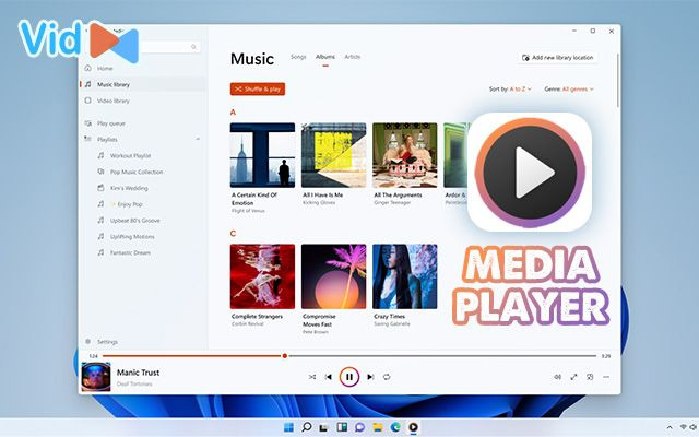 Media Player is a default video player in Windows 11